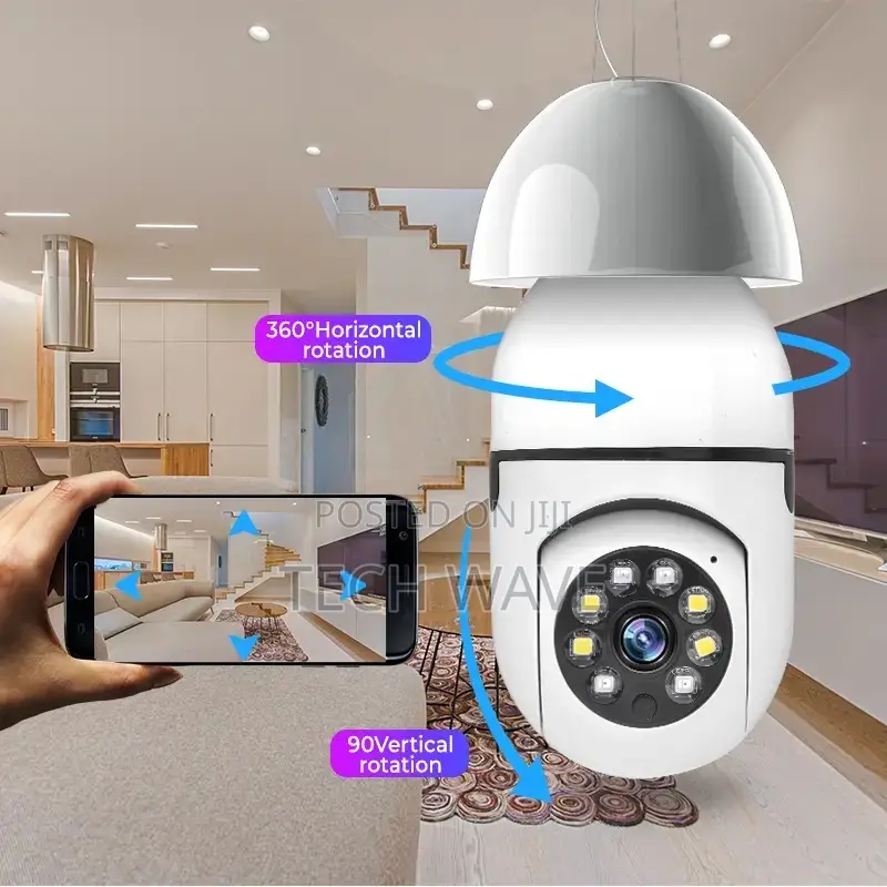 CCTV Wi-Fi Bulb Camera