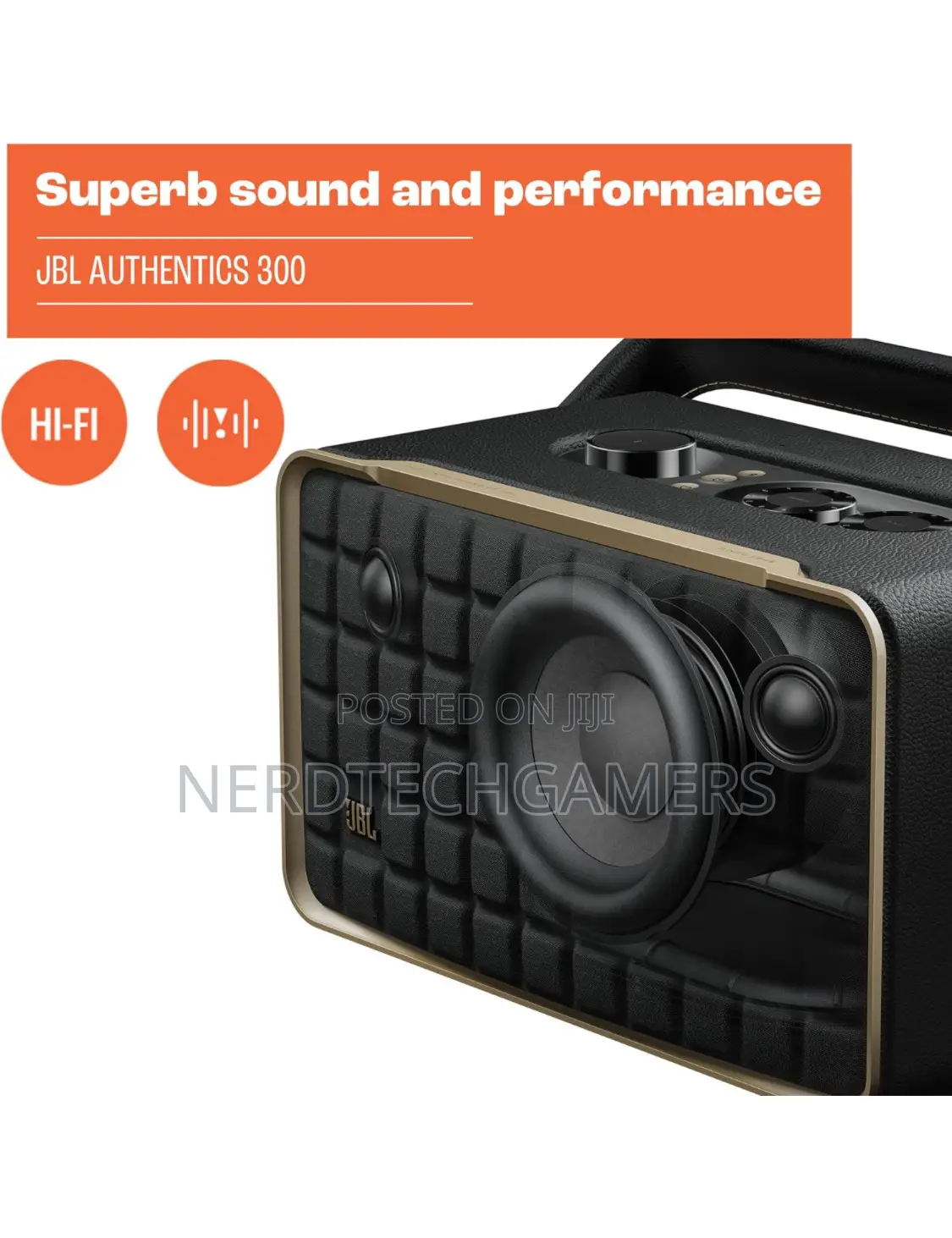 JBL Authentics 300 Wireless Bluetooth/Wifi Home Speaker.