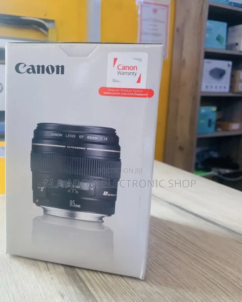 Canon EF 85mm USM Medium Telephoto Lens for Canon SLR Camera