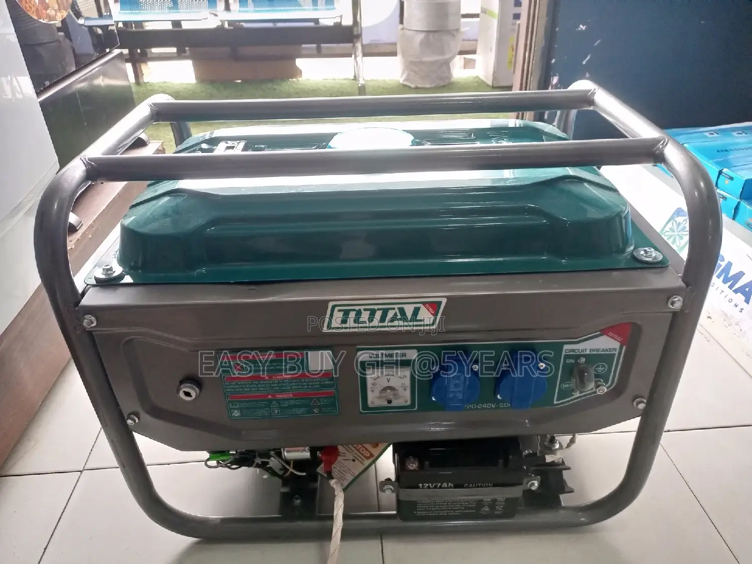 Powerful Total 7.0kva Silent Petrol Generator