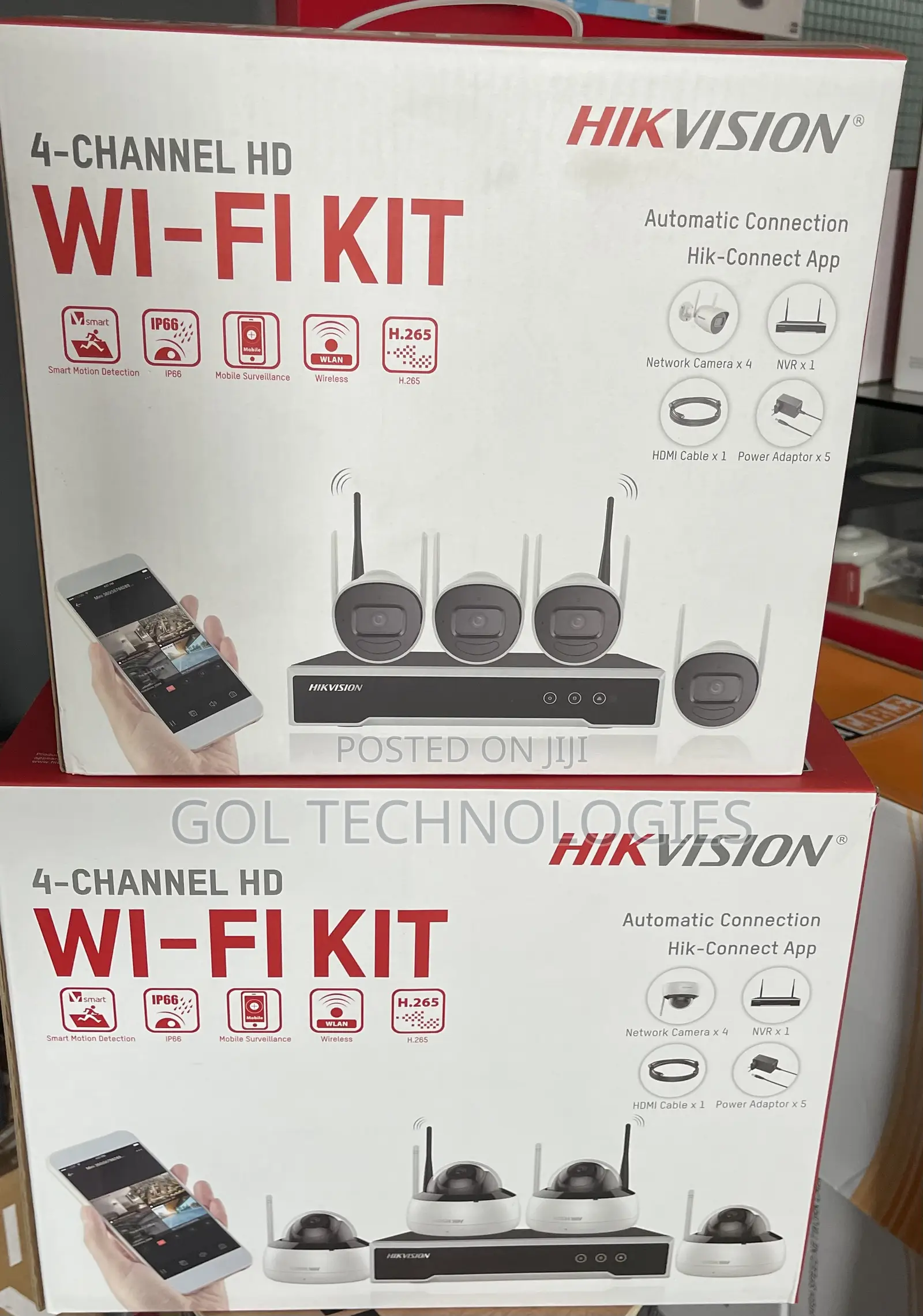Hikvision 4ch Hd Wifi Kit Surveillance Camera 2mp With 1tb