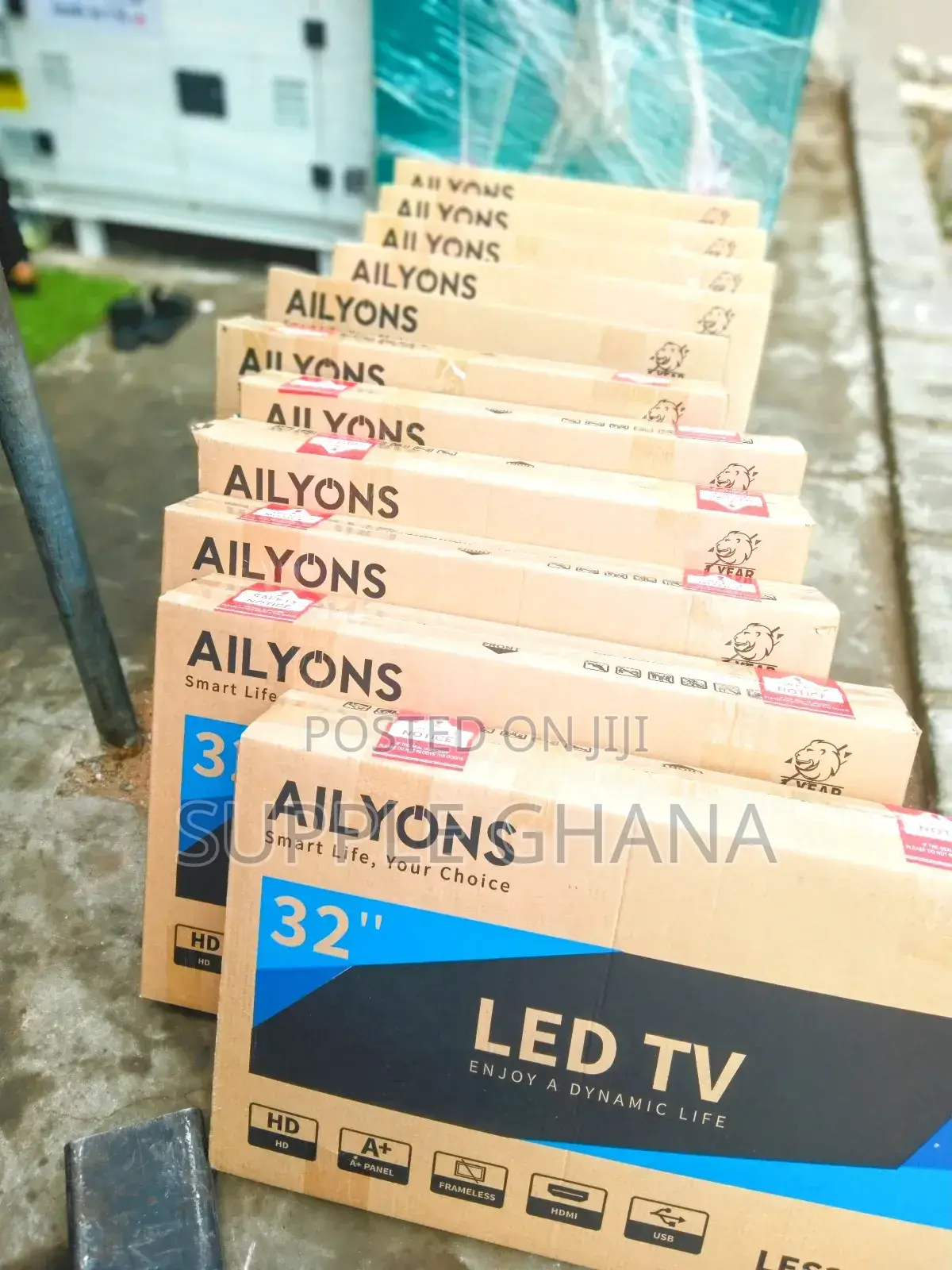 Digital 32inches Ailyons Television Complete Quality New