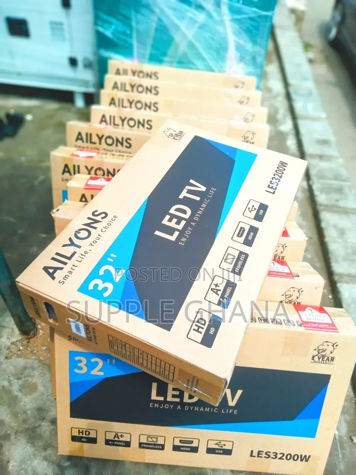 Digital 32inches Ailyons Television Complete Quality New