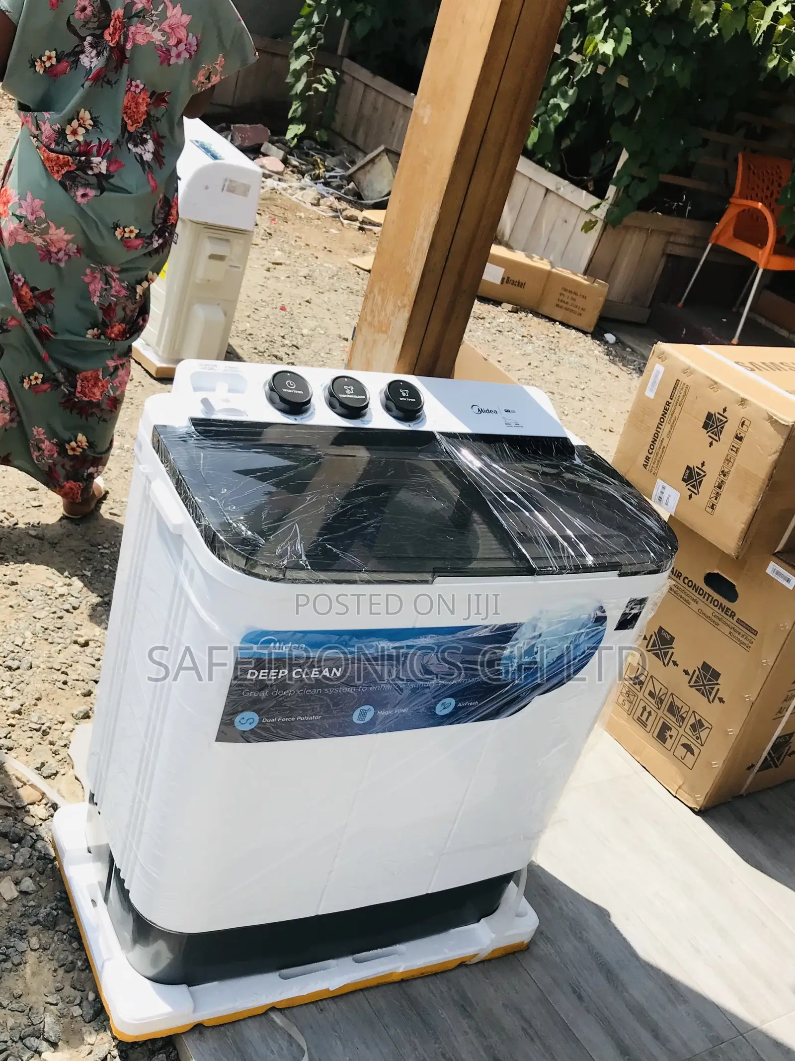 Purchase 8kg Topload Semiautomatic Midea Washingmachine 