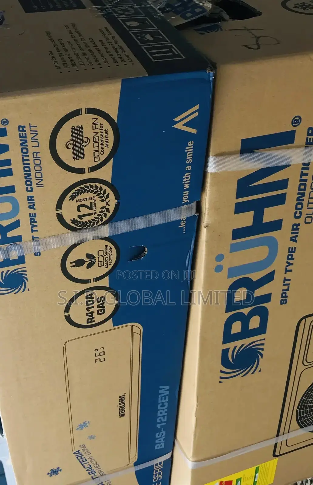 Unveil Fresh Bruhm 2hp Split Ac BAS-18RCEW