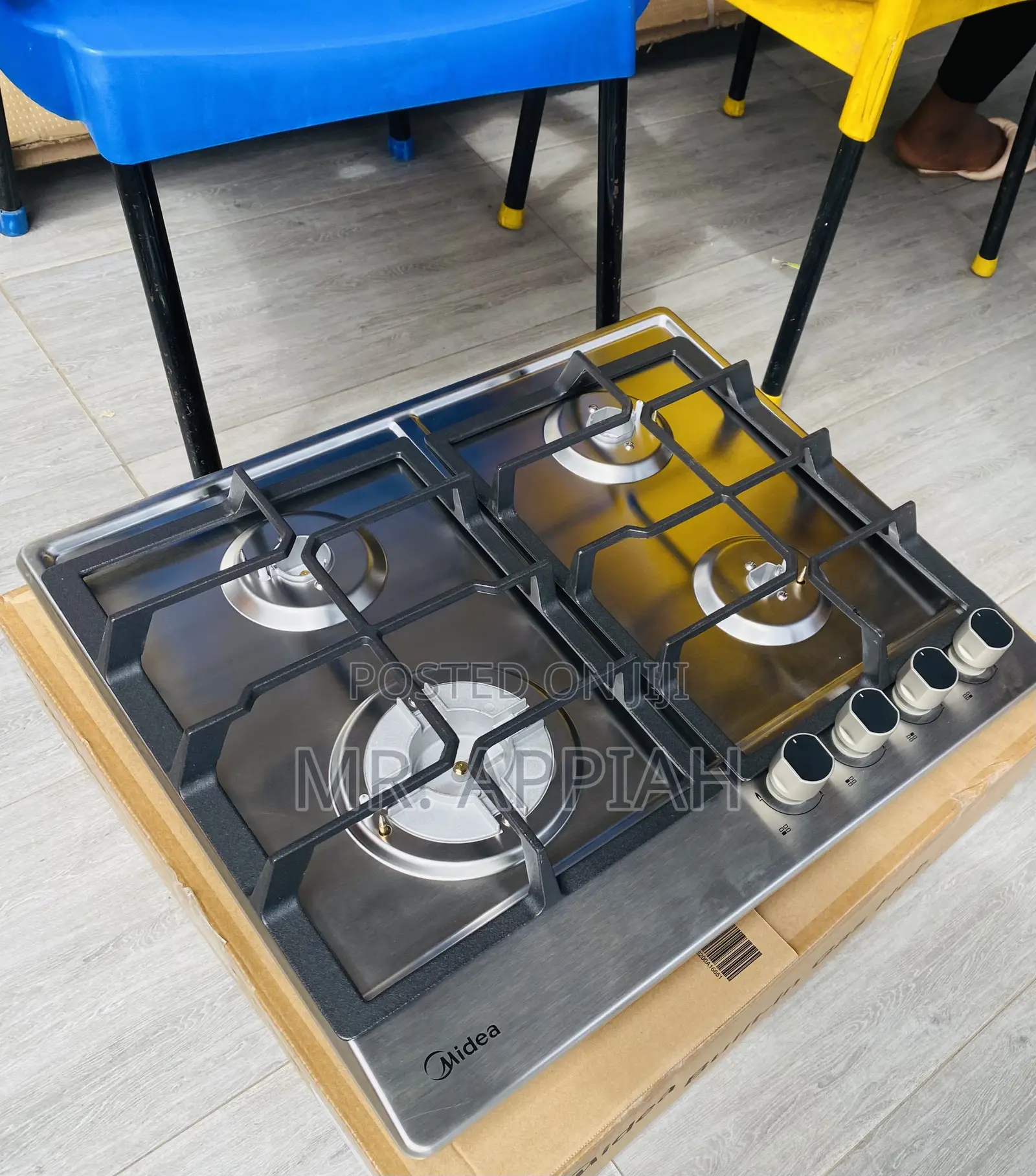 Uniquely Design Midea 60G40ME 60x51cm 4 Gas Cooker(Gray).