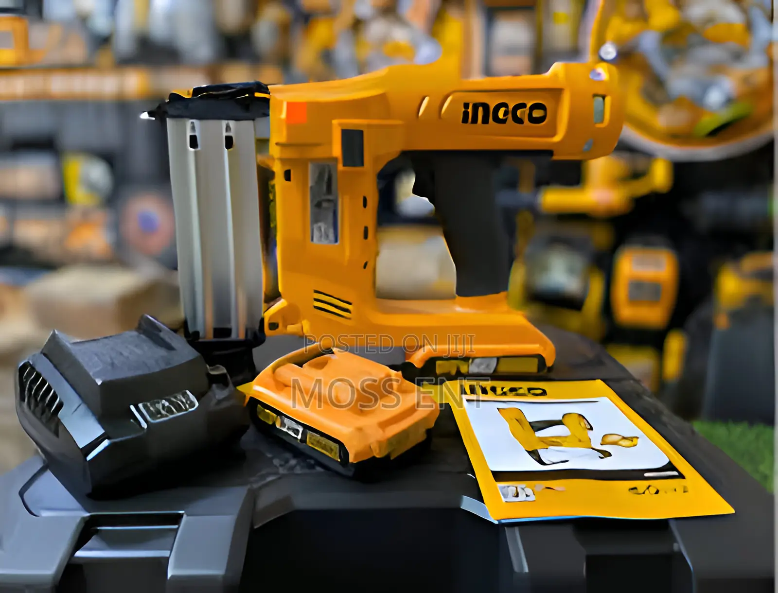 Cordless Concrete Nailer 20v + Battery - P1c4 - Cstli3808