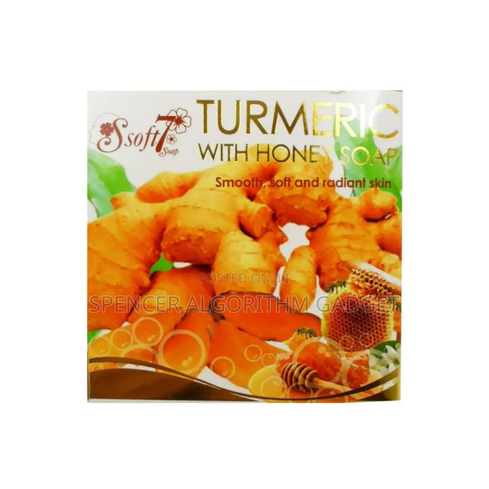 Soft 7 Turmeric With Honey Bar Soap – 120g