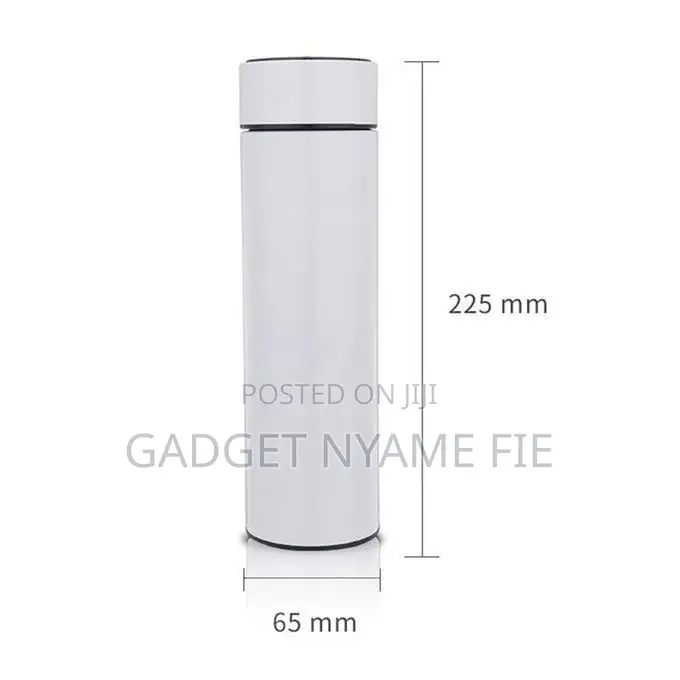 Stainless Steel Smart LED Temperature Display Flask