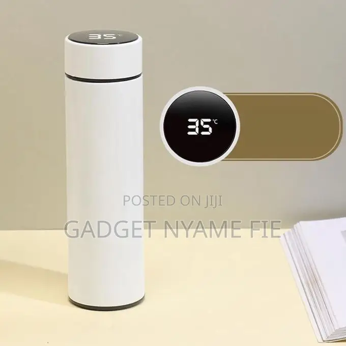 Stainless Steel Smart LED Temperature Display Flask