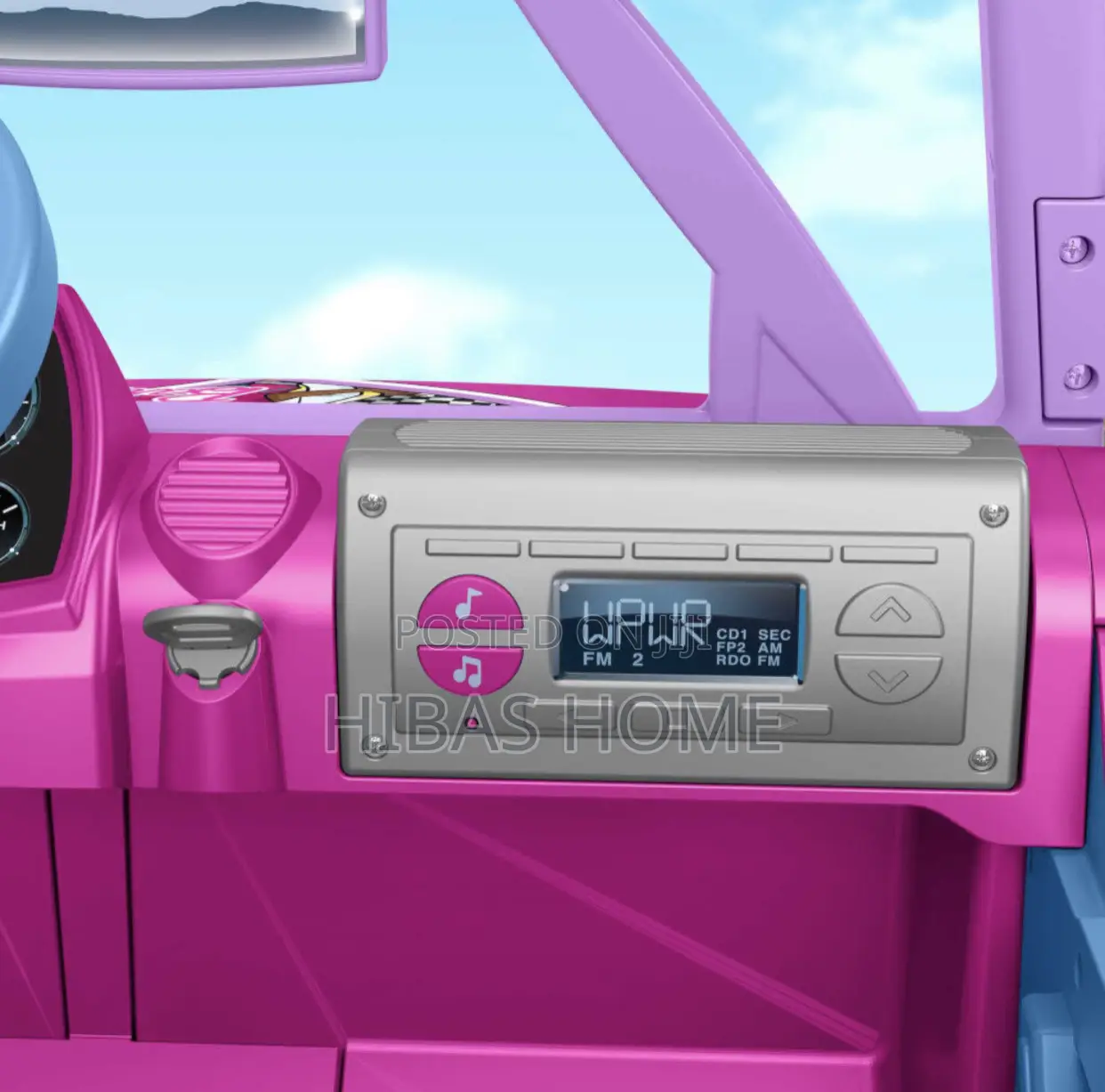12v Power Wheels Barbie Jeep Wrangler Rechargeable Car