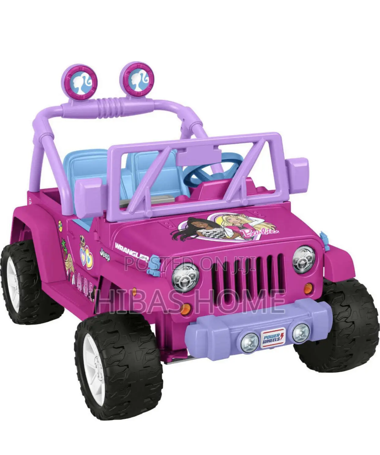 12v Power Wheels Barbie Jeep Wrangler Rechargeable Car