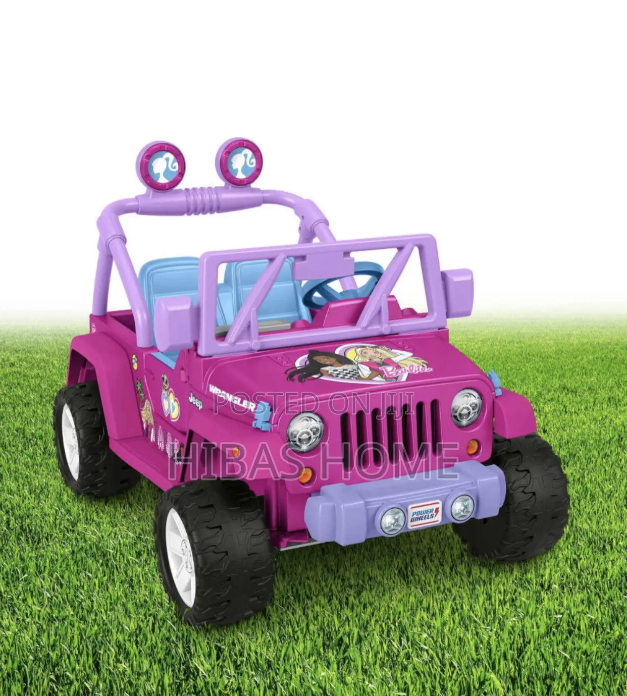12v Power Wheels Barbie Jeep Wrangler Rechargeable Car