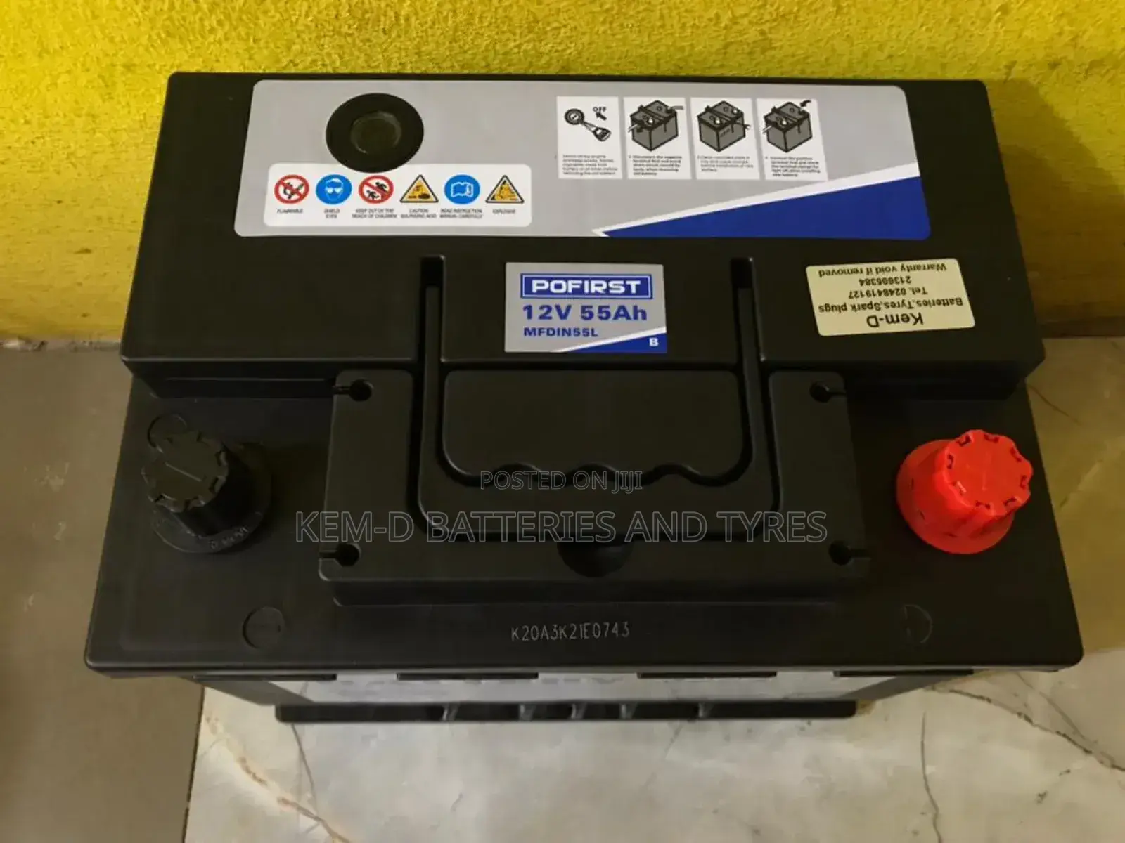 Pofirst Battery For Hyundai Accent