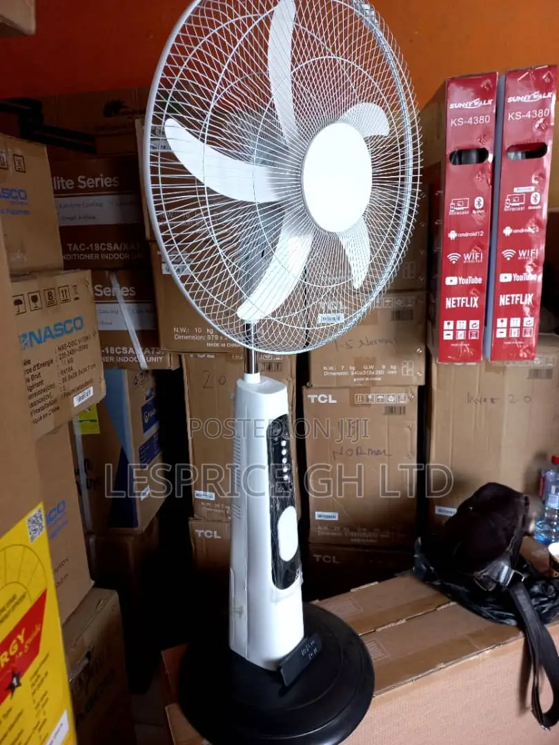 High Efficiency Rechargeable Standing Fan