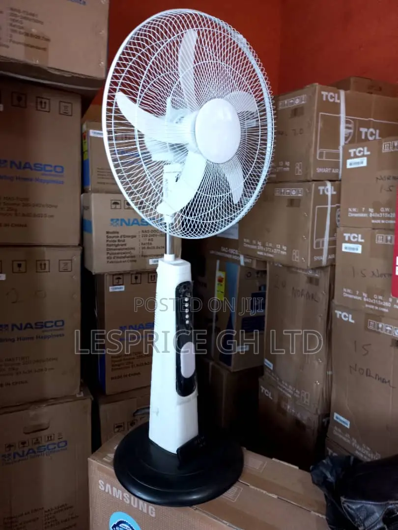 Elegant ~Rechargeable 18” Fan