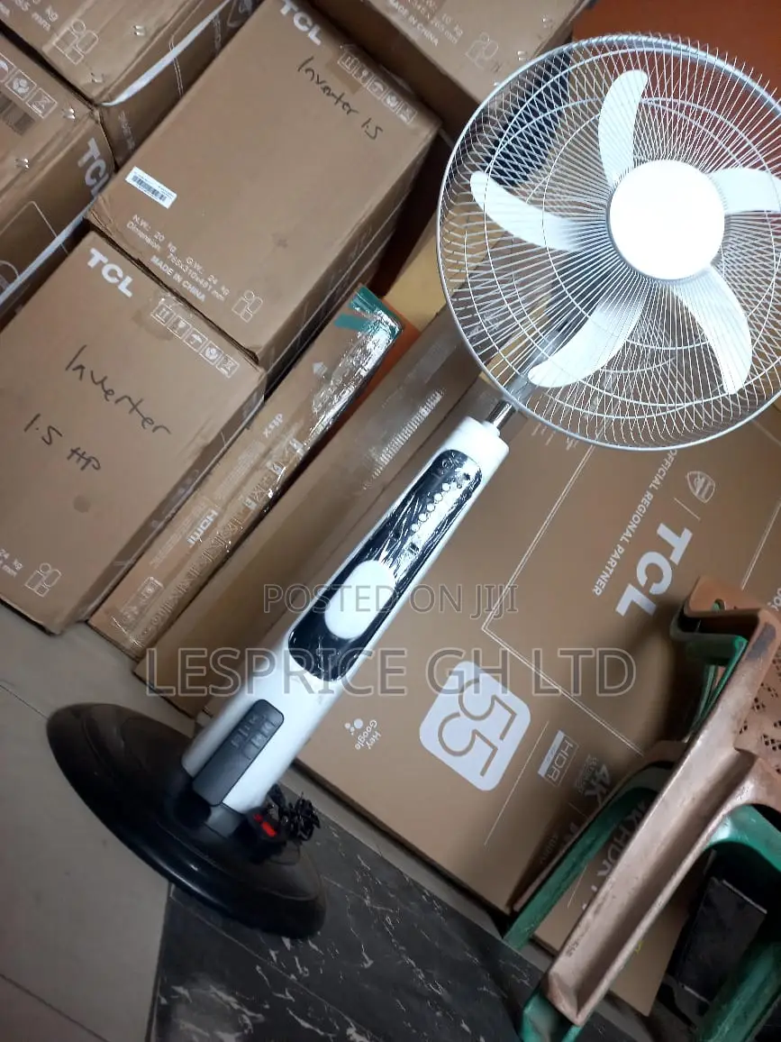 Affordable//Rechargeable 18” :Standing Fan