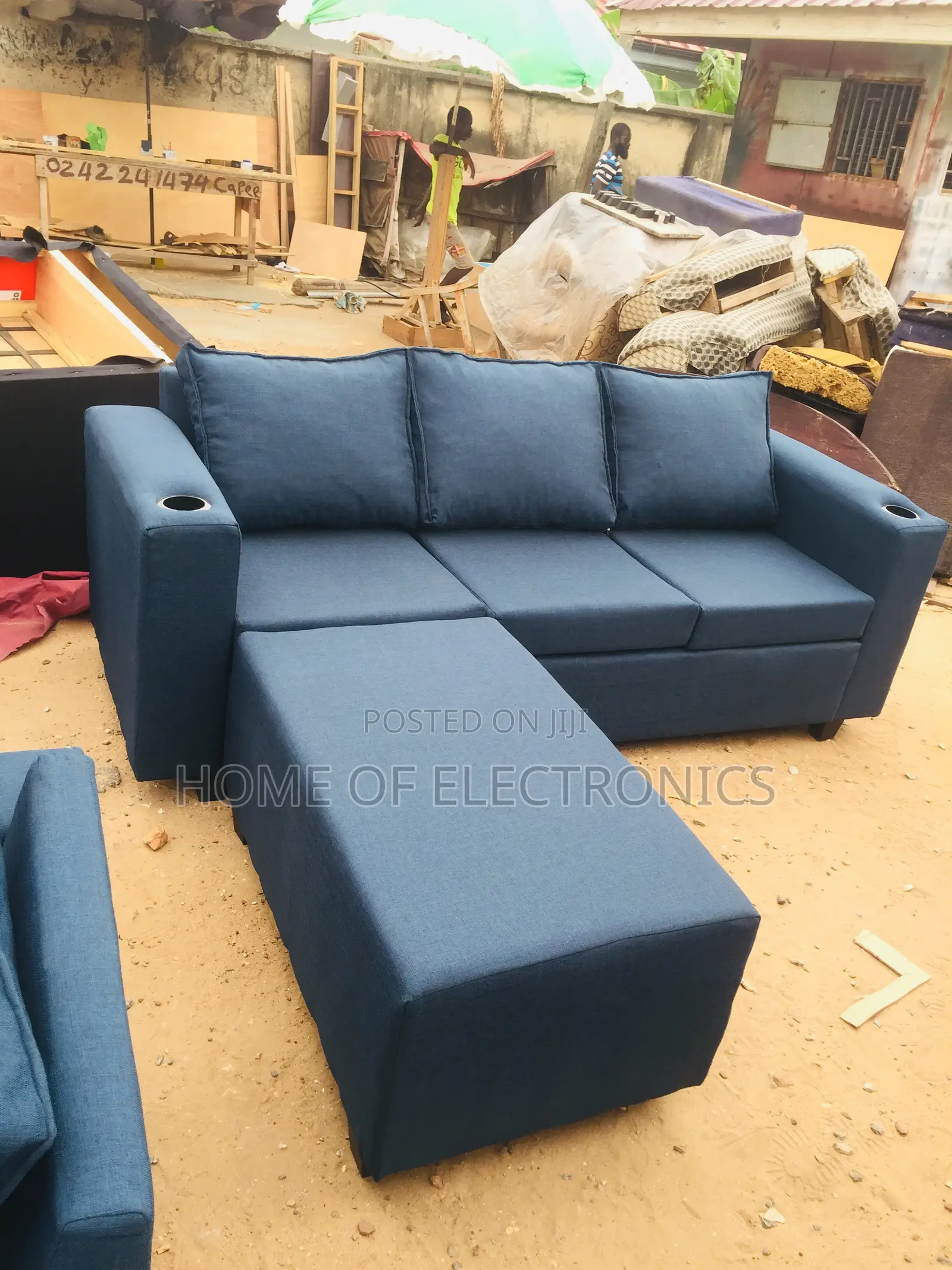 Plenty in Stock With Different Colors L Shaped Sofa Chair
