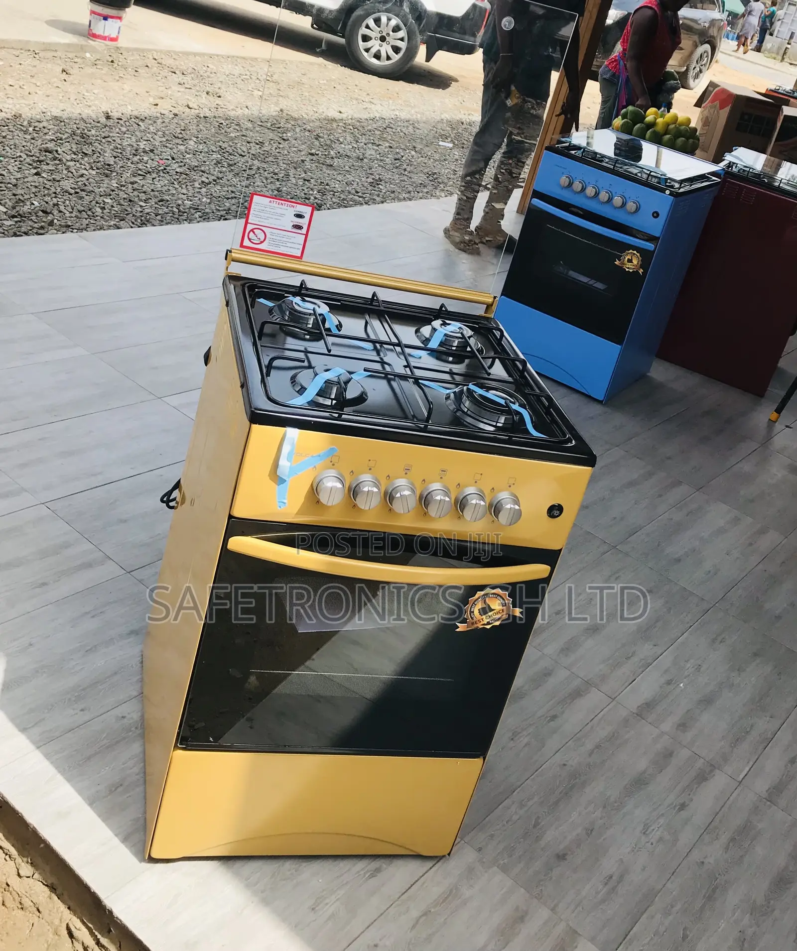 Durable New 50by50 4 Burner Gas Oven-Grill Volcano 