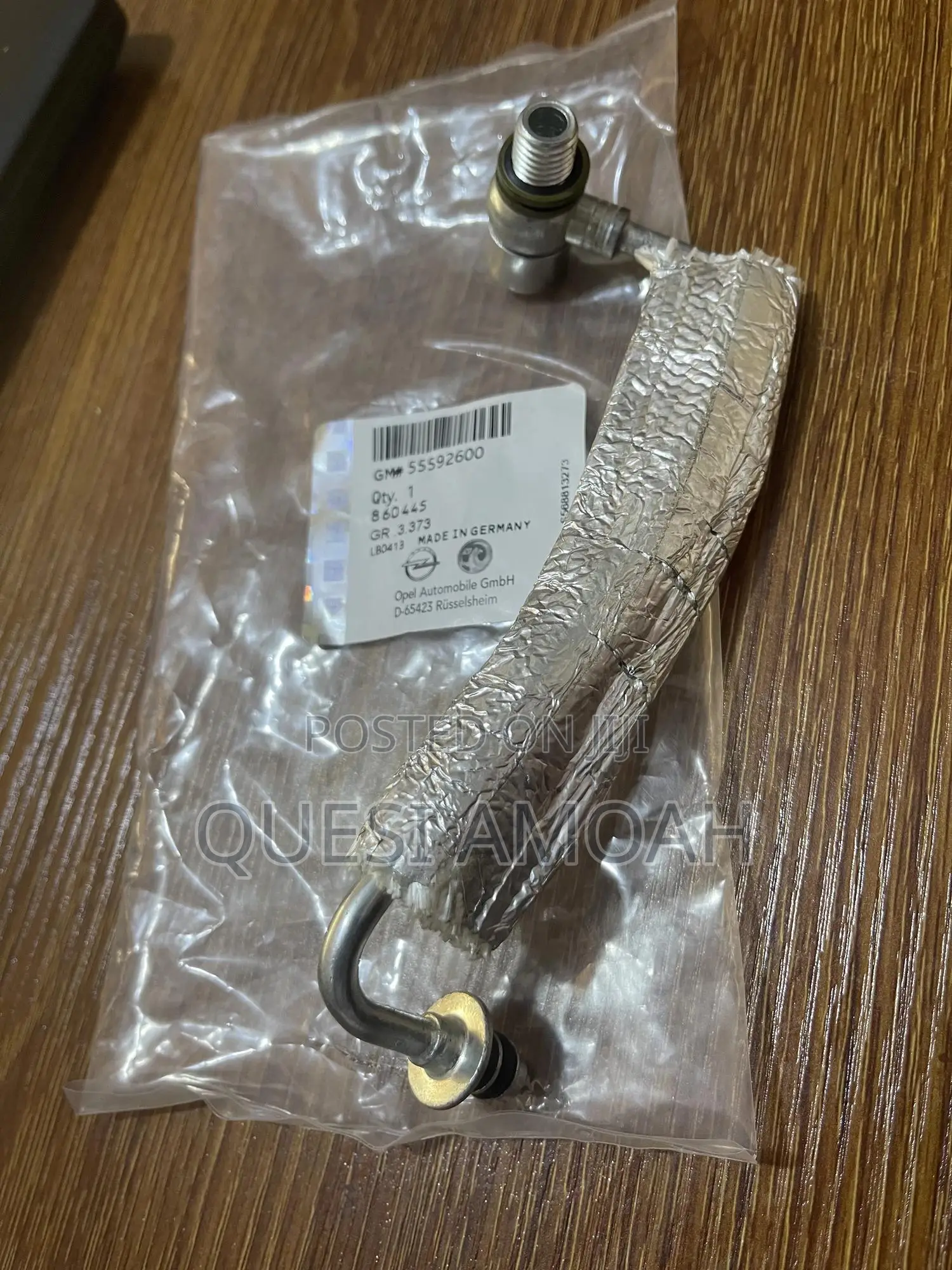 Chevrolet Cruze Turbo Oil Feed Pipe Tube
