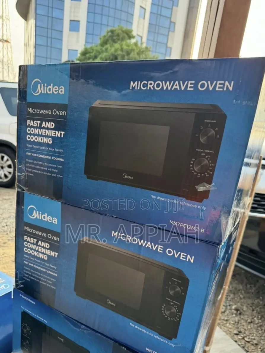 Quality Midea MM7P012MZ-B Countertop Microwave Oven.
