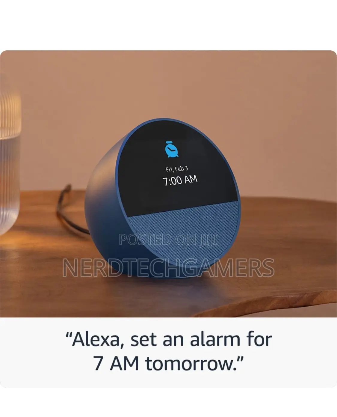 All-New Amazon Echo Spot 2024 Release, Ocean Blue