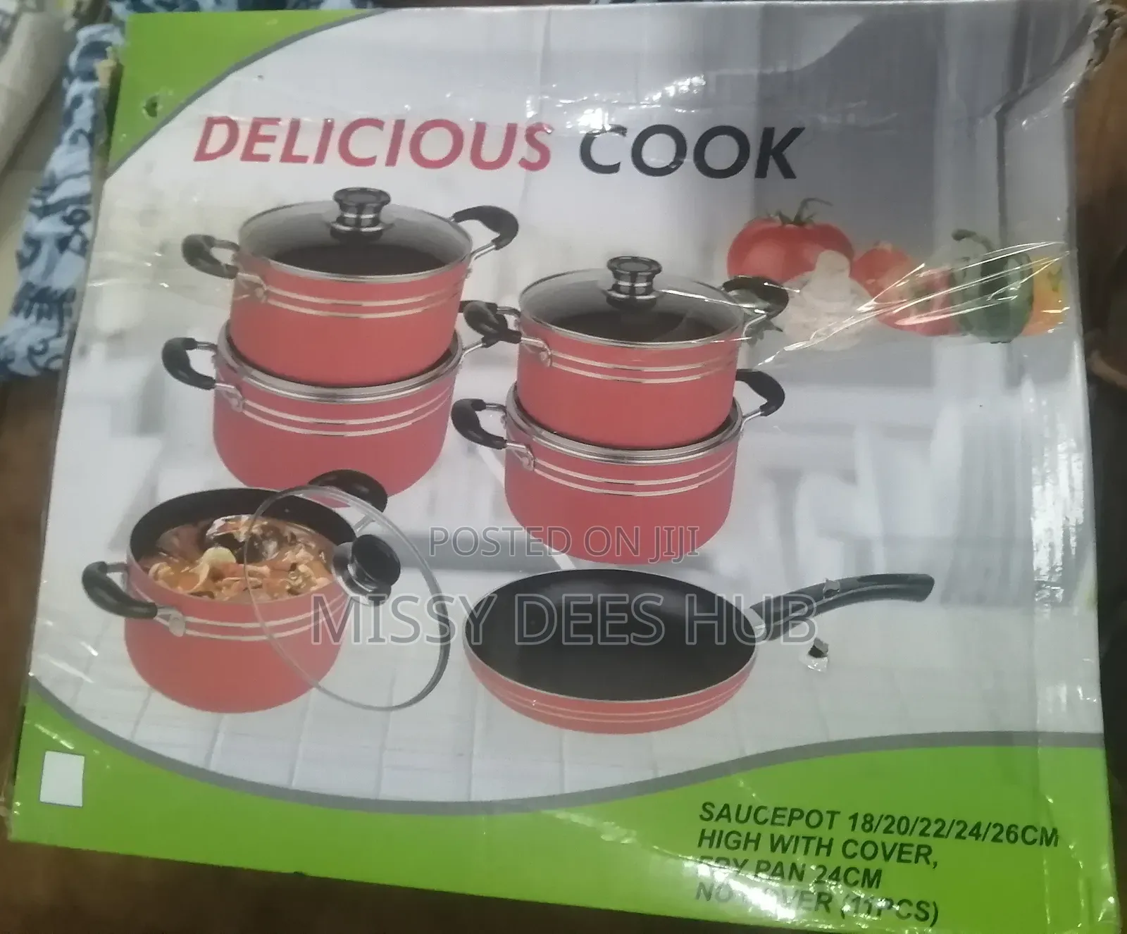 6pcs Non-Stick Cookware Set From Delicious Cook