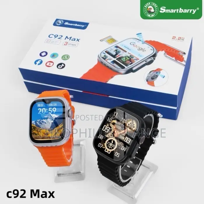 C92 Max Camera, Video and SIM Card Enabled Smart Watch