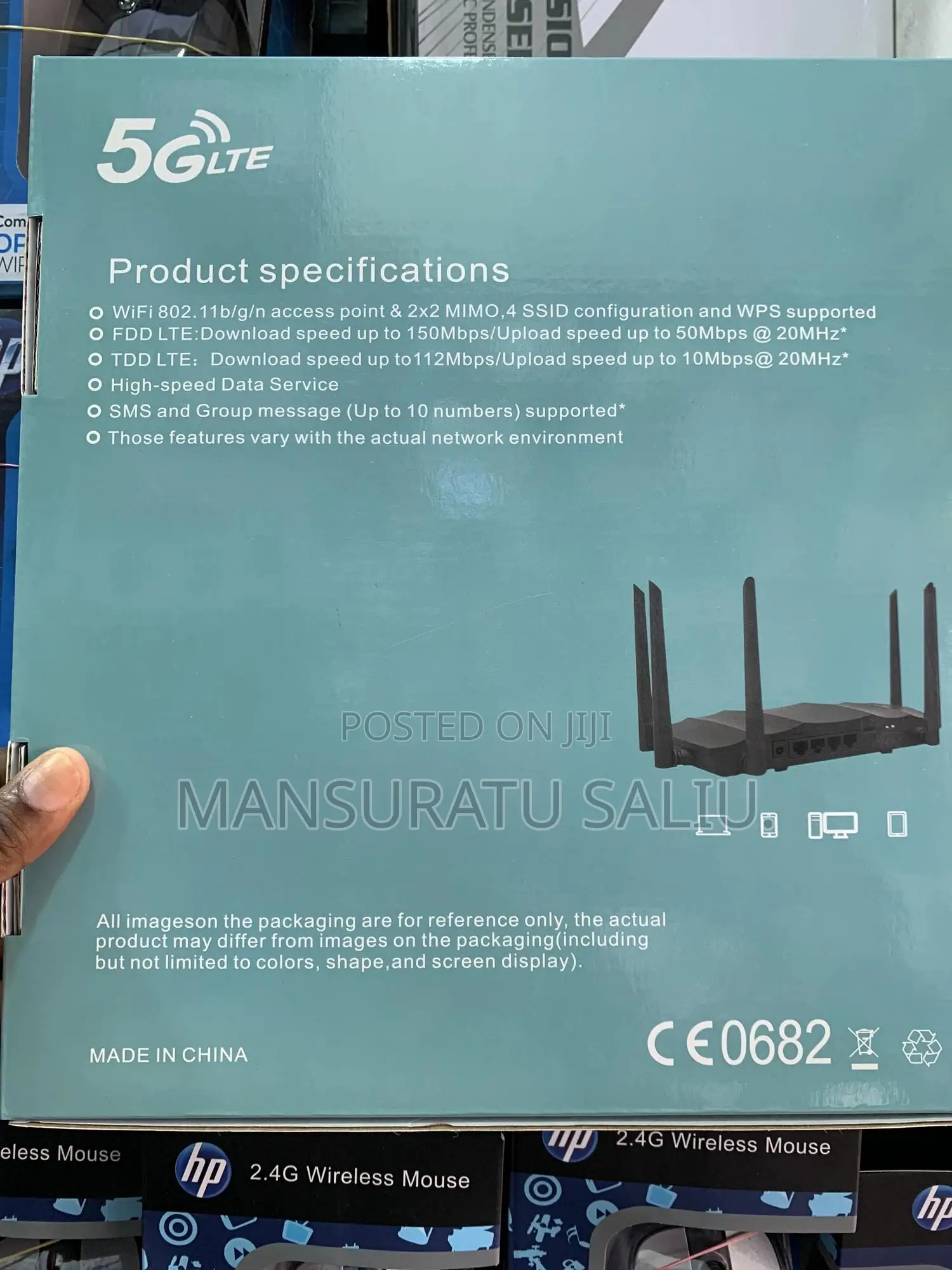 5g/Lte Cpe 8-Stream Wifi 6 Router