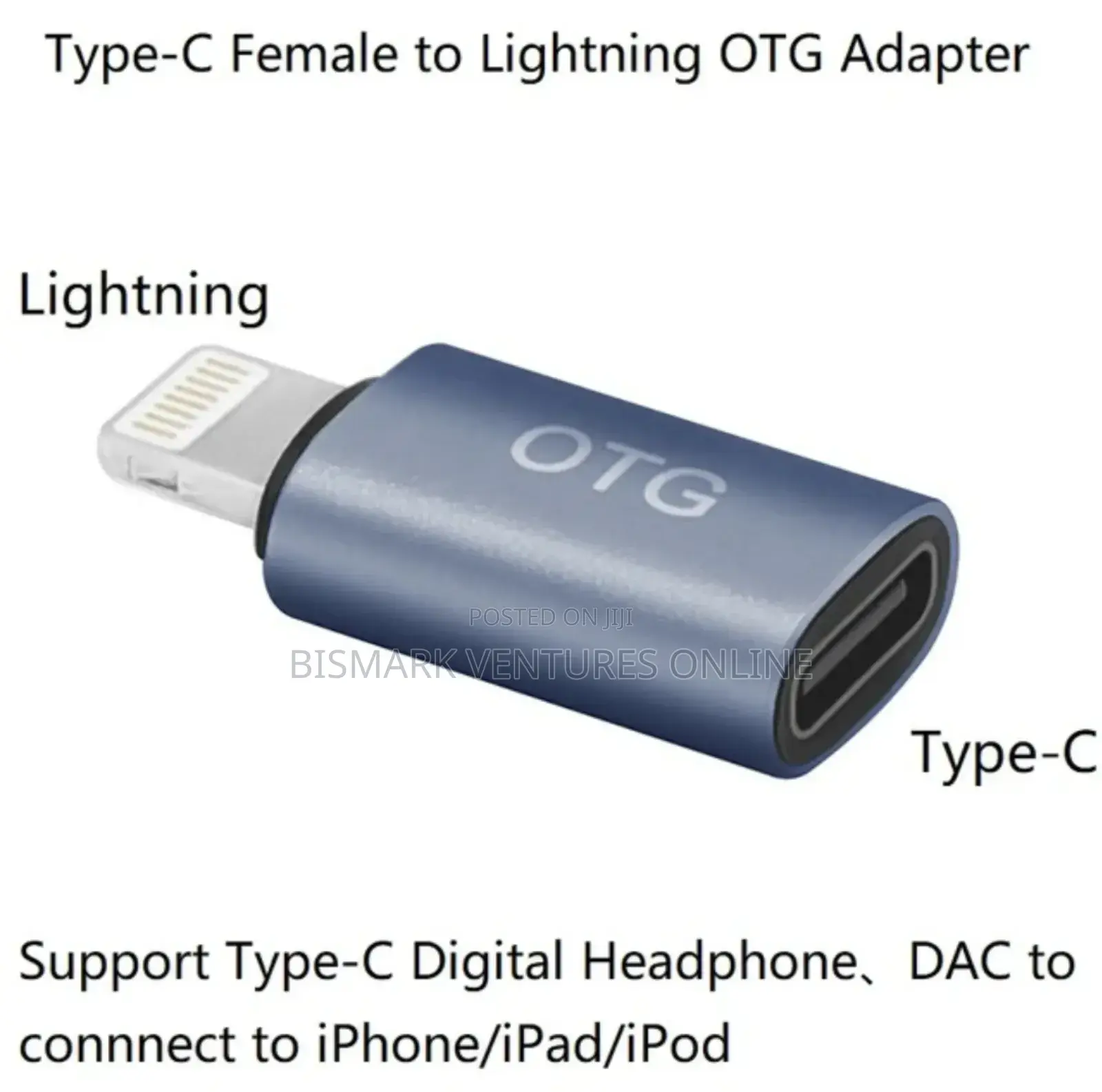 Type C To Lightning OTG Adapter For iPhone iPad