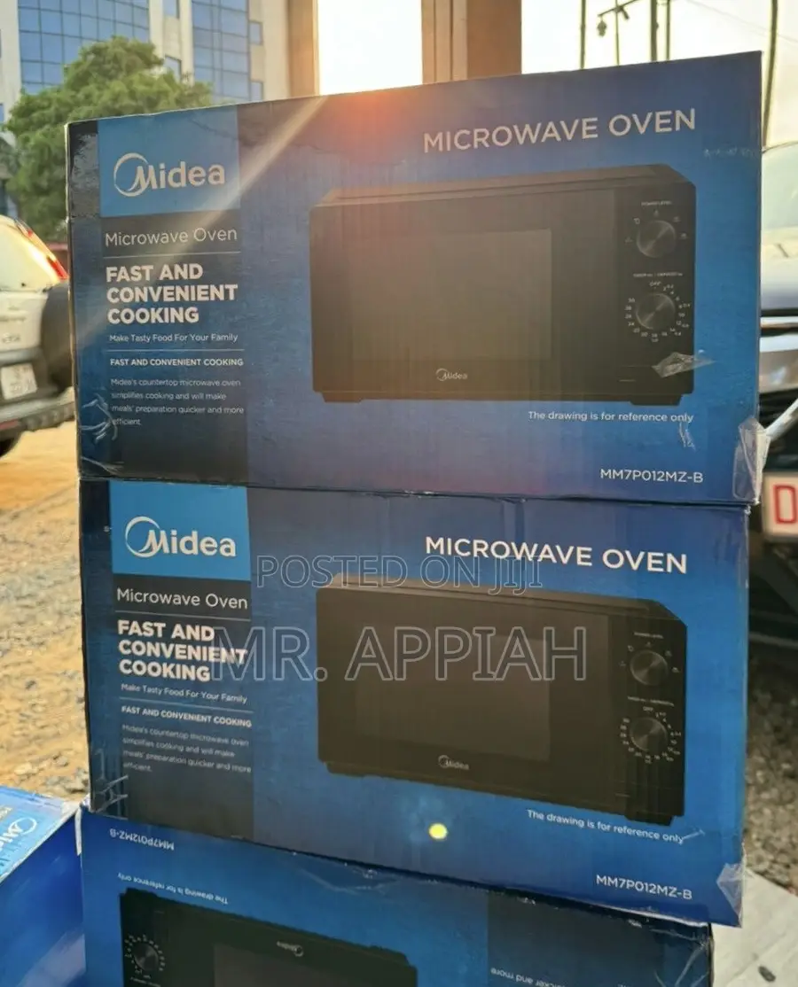Sealed in Box Midea MM7P012MZ-B Electric Microwave Oven.