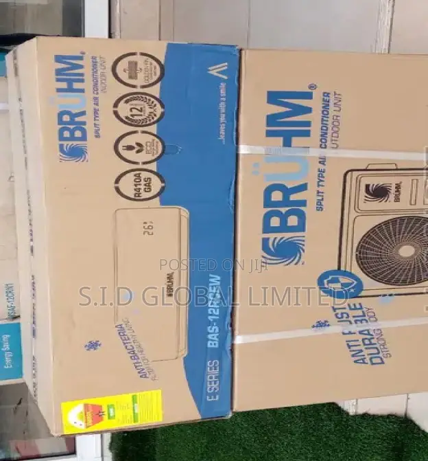 Good Bruhm 1.5hp Split Air Conditioner BAS-12RCEW