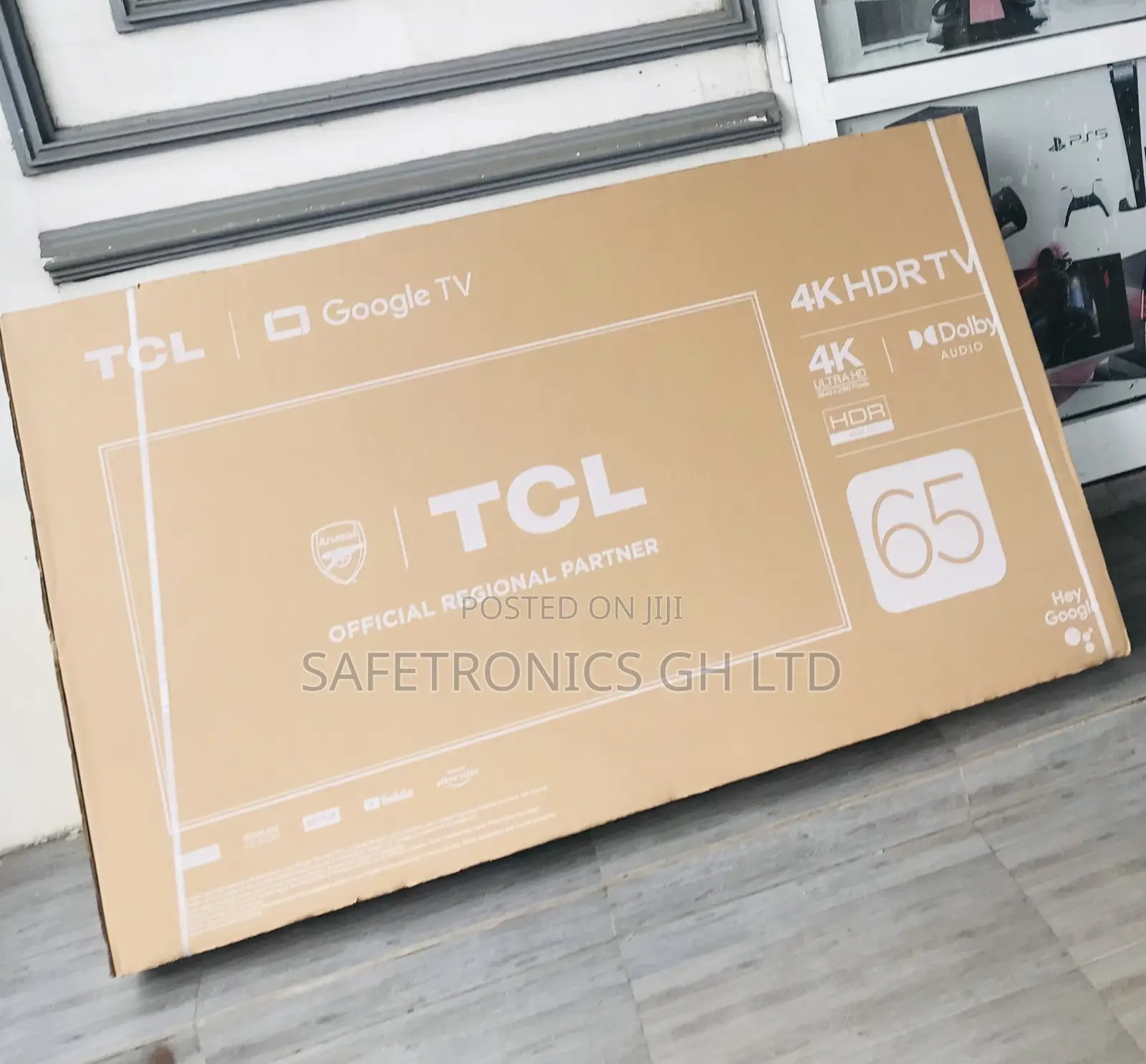 Unique (Black) TCL Led Uhd Smart P635 65 Inch Tv