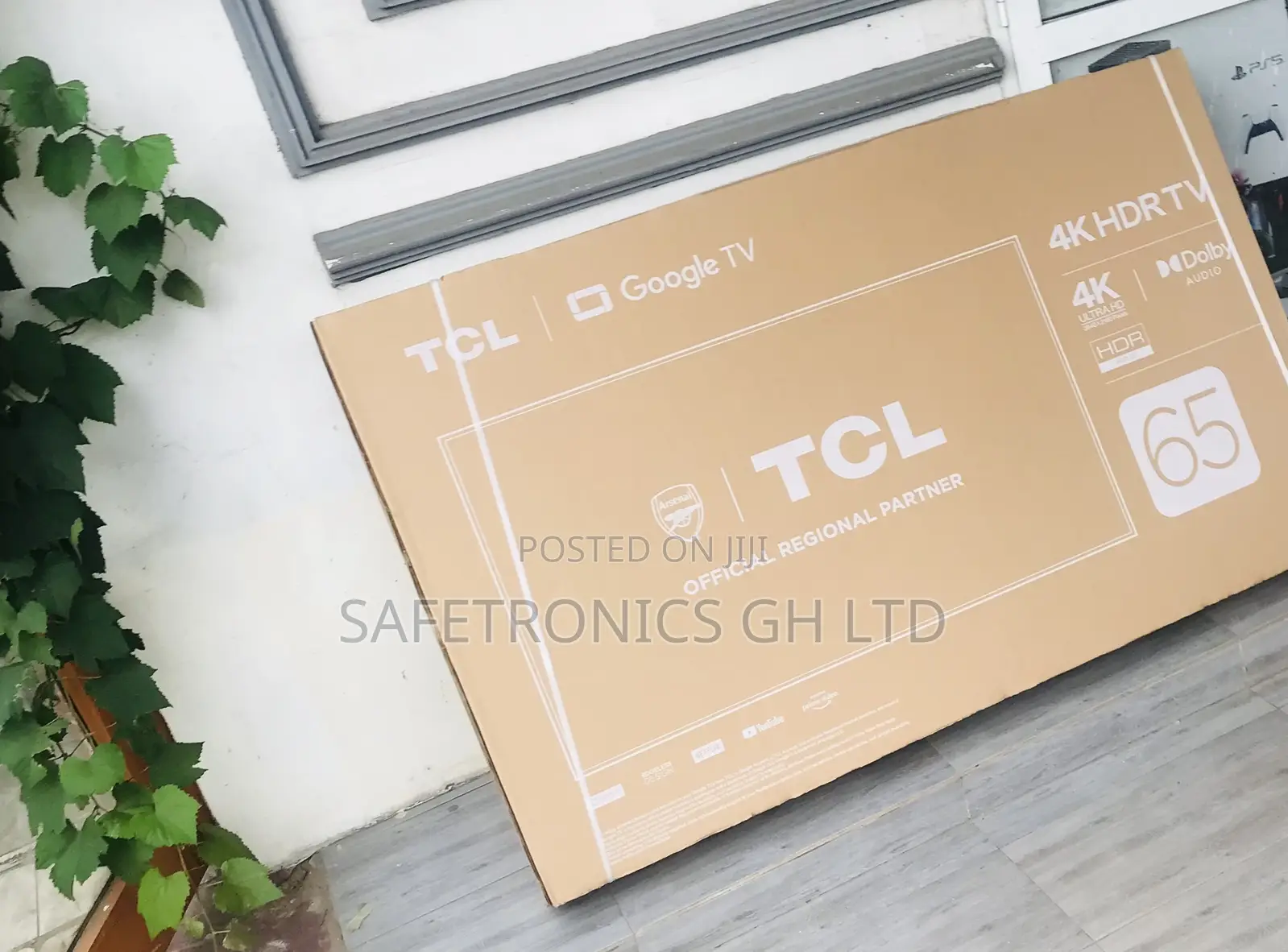 Sealed 65 Inch Smart Led Uhd TCL P635 (Black) Tv