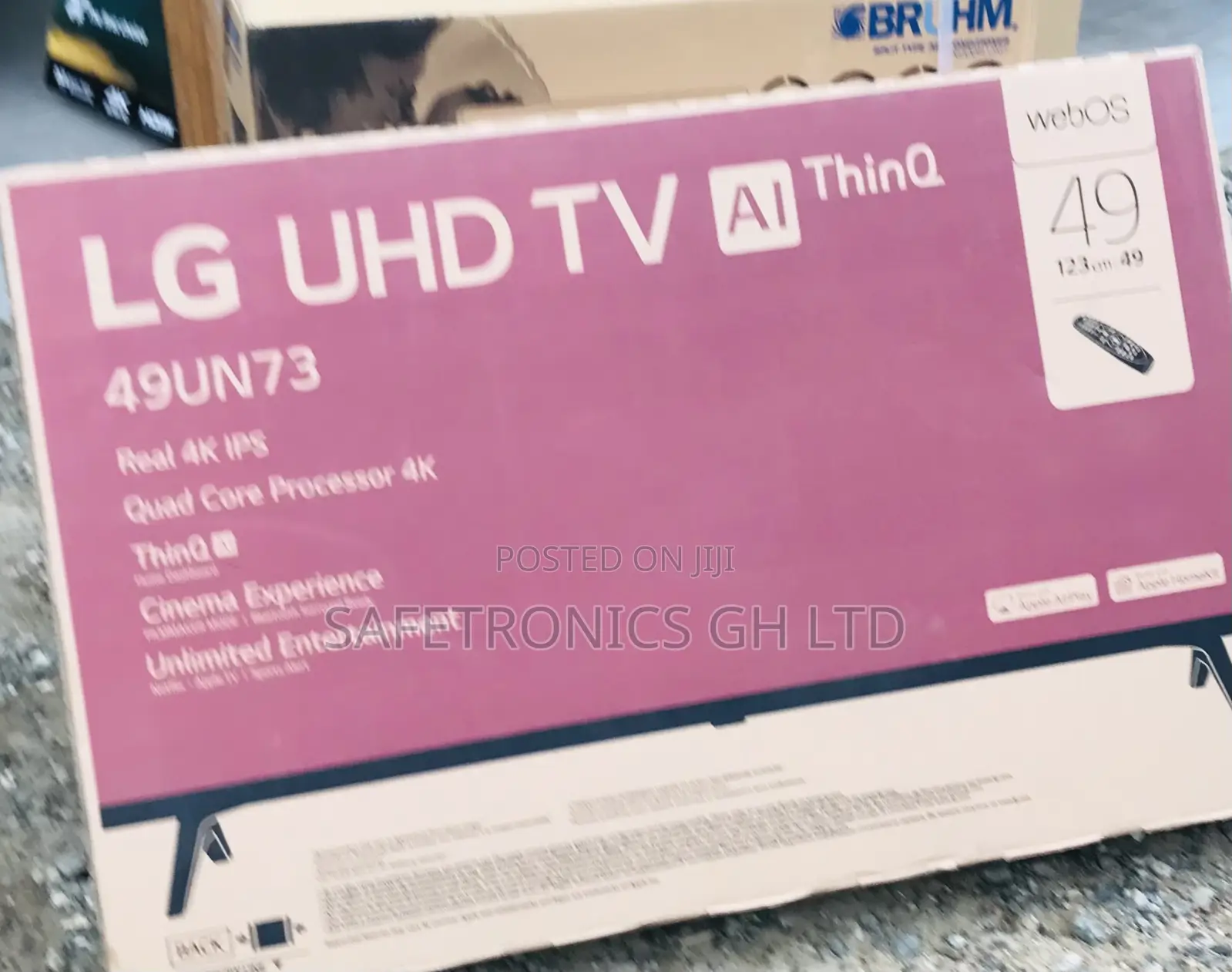 Smart (Black) LG 49 Inch Smart UHD Led Essential Tv