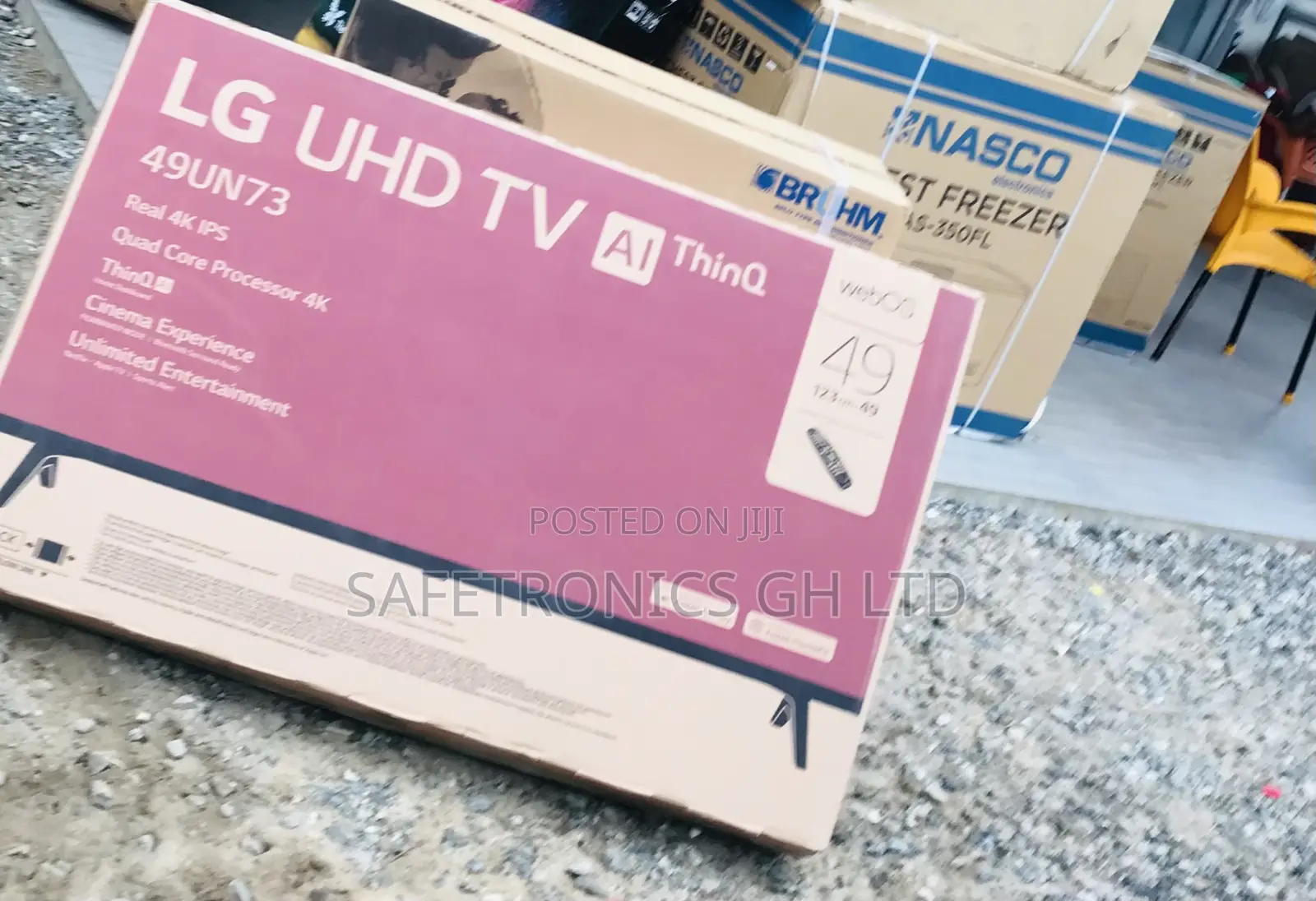 Smart (Black) LG 49 Inch Smart UHD Led Essential Tv