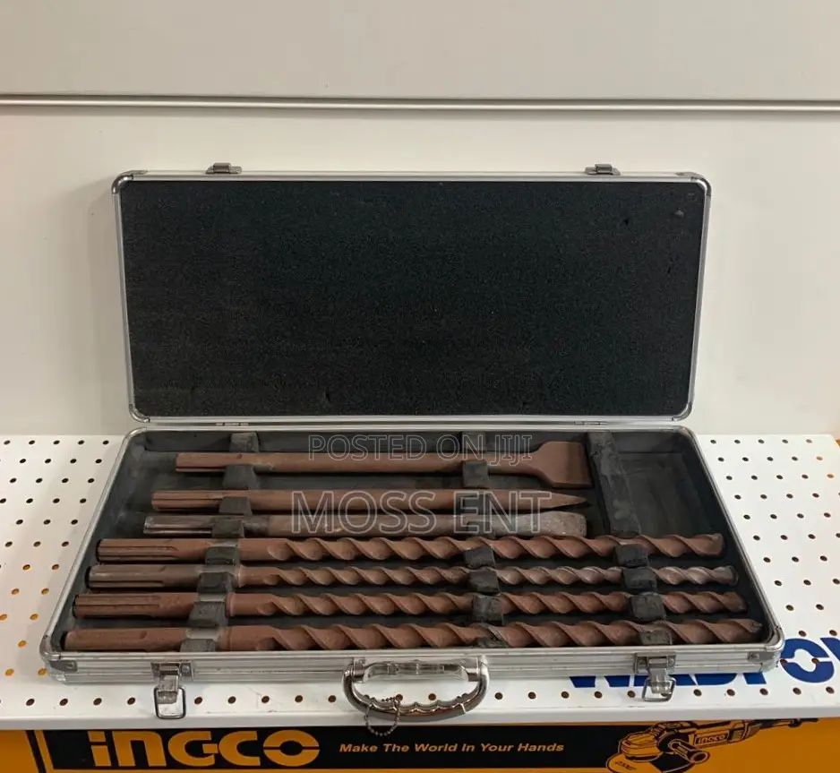 SDS Max Hammer Drill Bit and Chisel Set - Akd5075
