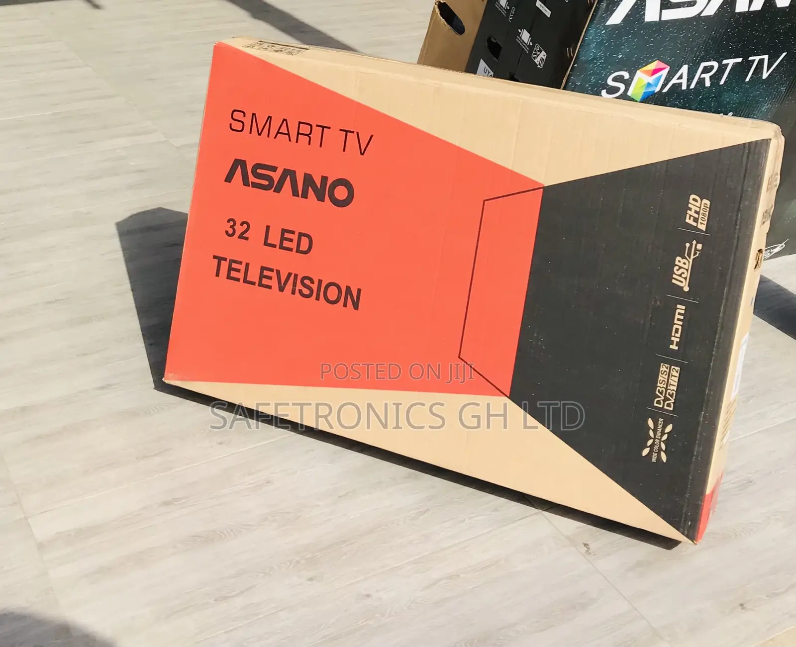 Durable New 32 Inch Smart Asano Led (Black) Tv 
