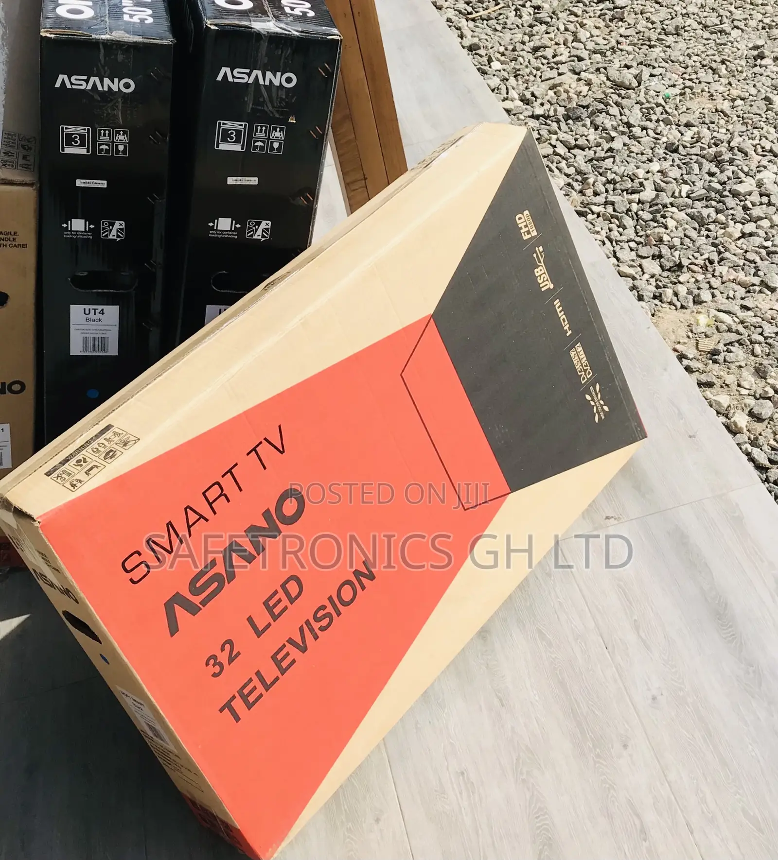 Available (Black) Asano 32 Inch Led Smart Tv 