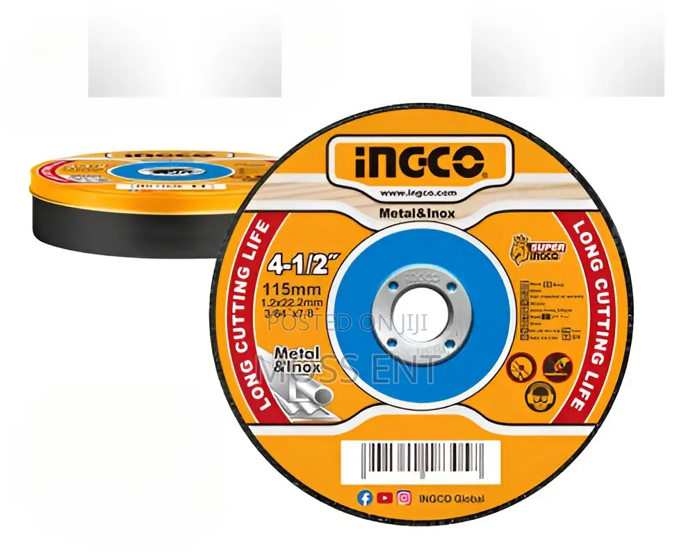 Abrasive Metal Cutting Disc Set4.5"X1.2mm25pcs - MCD