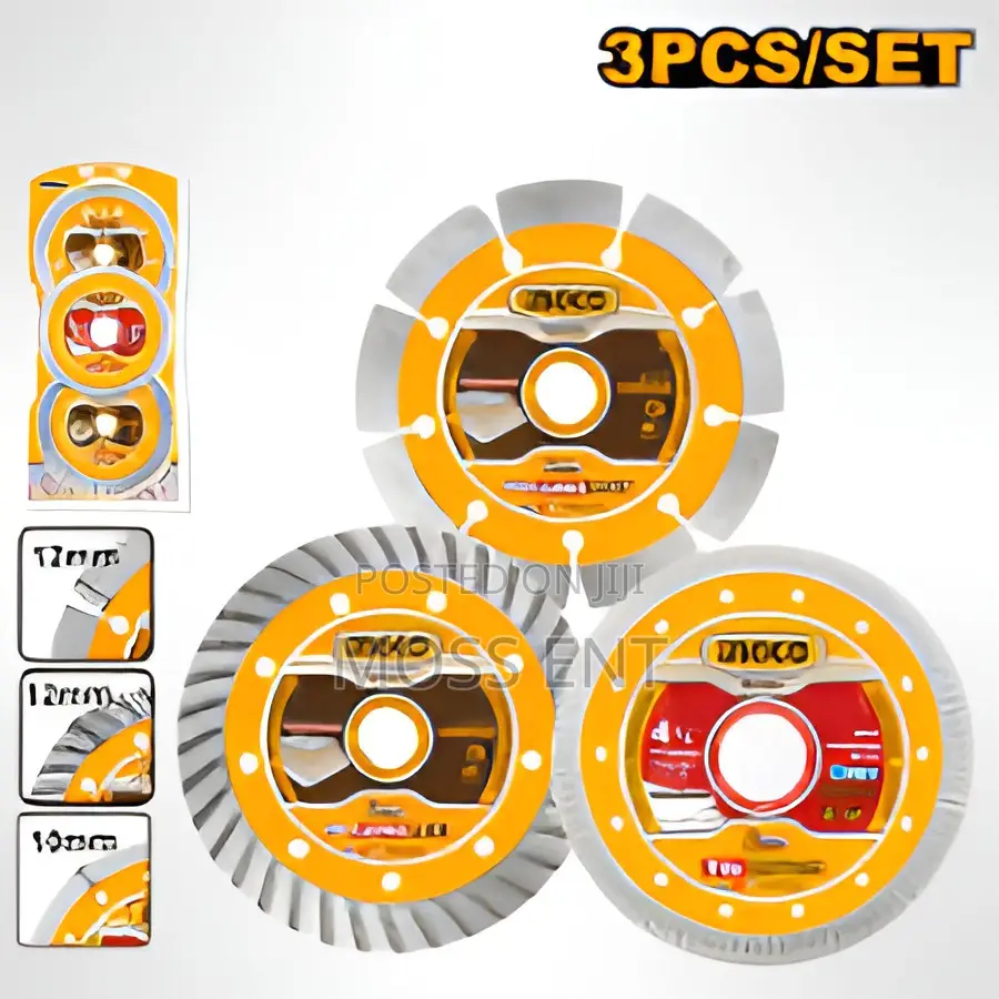 3pcs Diamond Disc Combo Set - Dmd063115