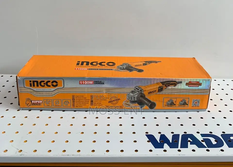 Angle Grinder 1100w 5" Grinding Machine + Accs - Ag110038