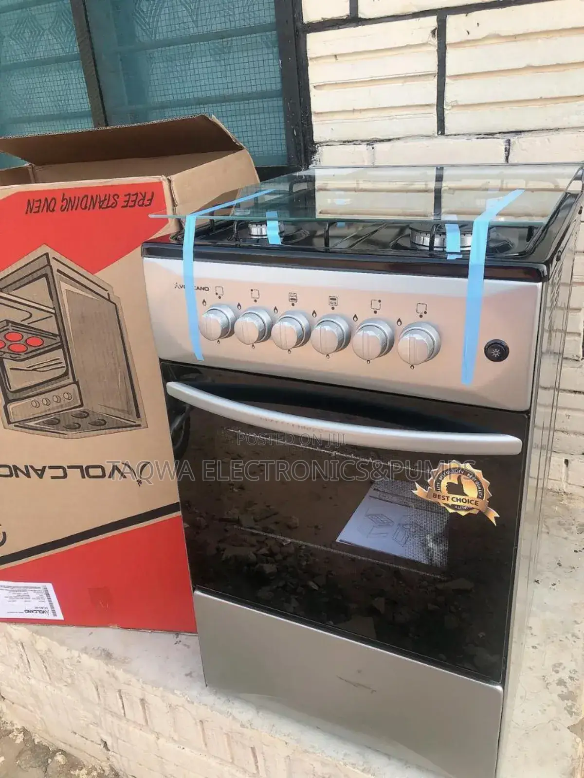 Magnificent 4 Burner Volcano Gas Cooker