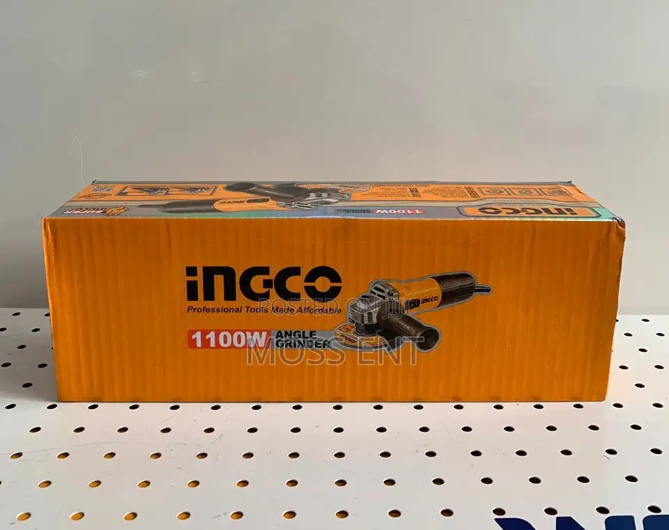 Ingco Angle Grinder 1100w Cutting Machine + Accs - Ag110028