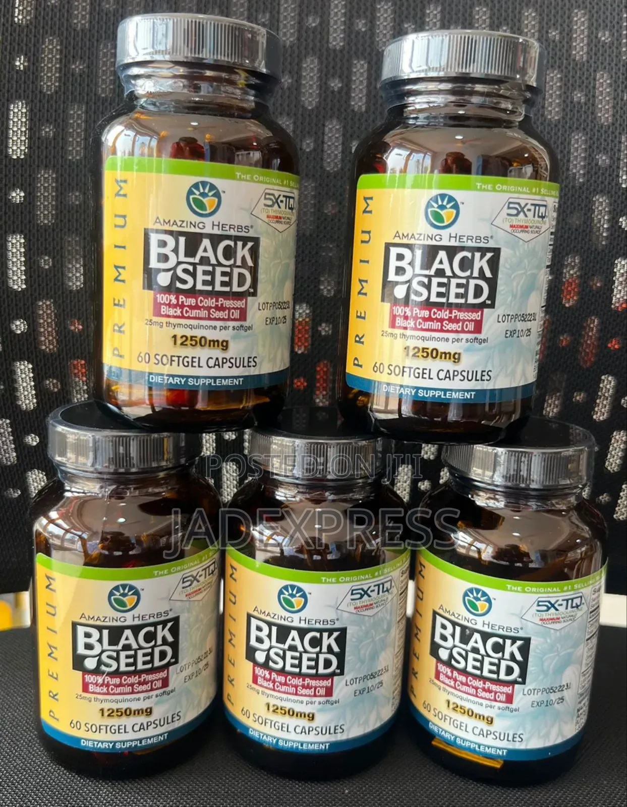 Black Seed Oil 1250mg Capsules