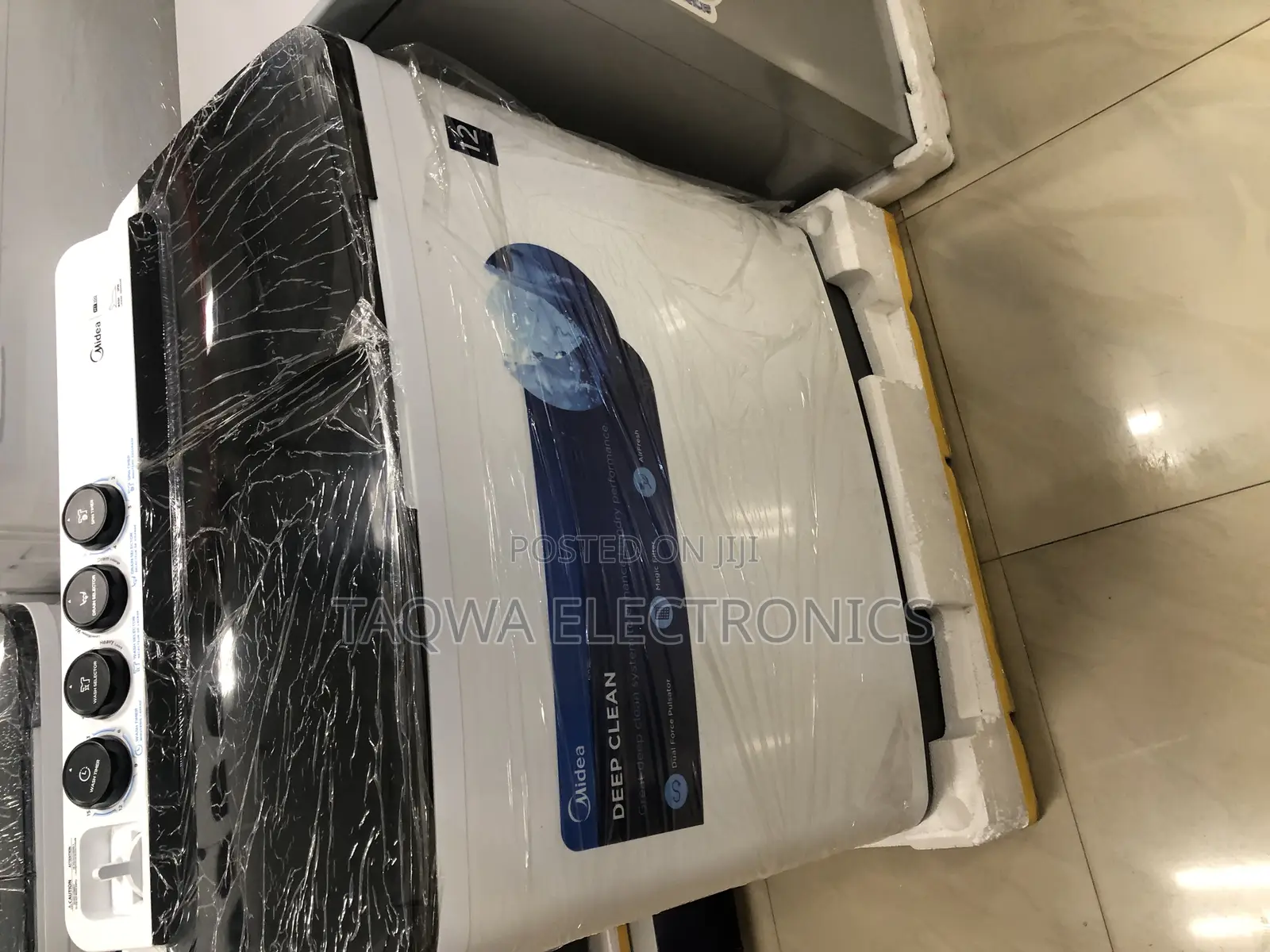 Super Clean Midea Semi Automatic 12kg