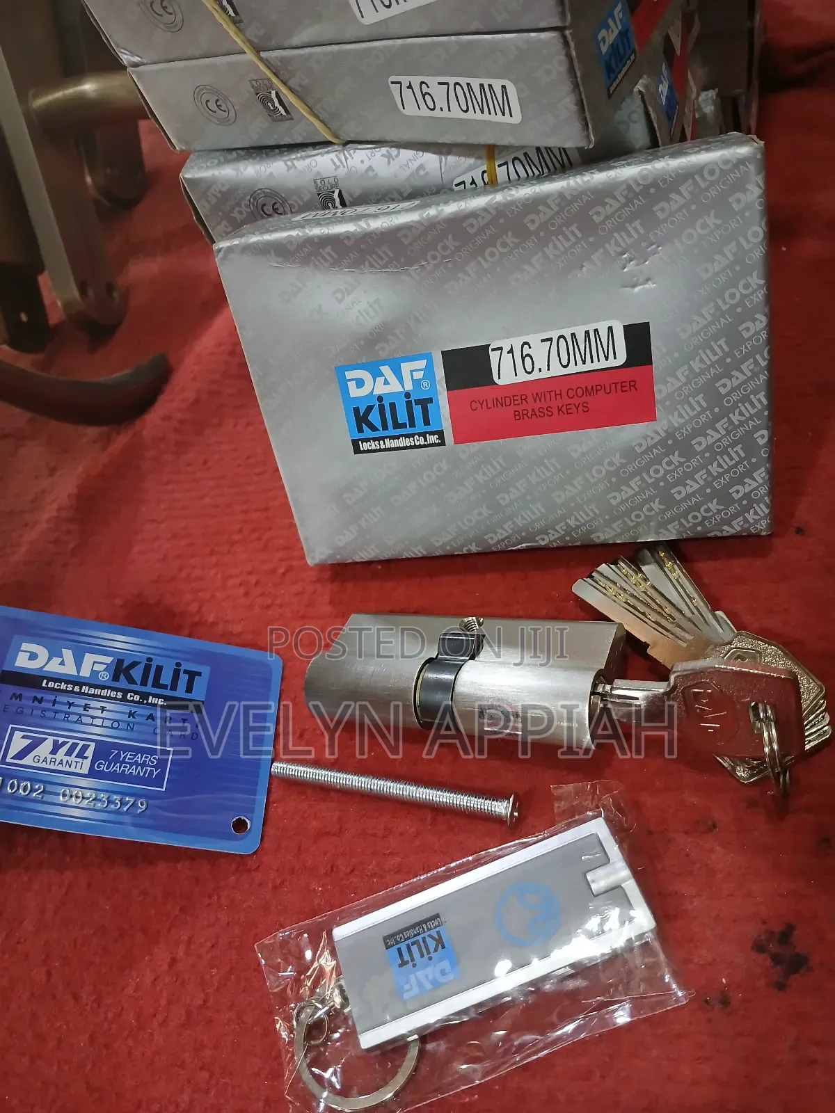 70mm DAF/Kale Turkey Key Cylinder