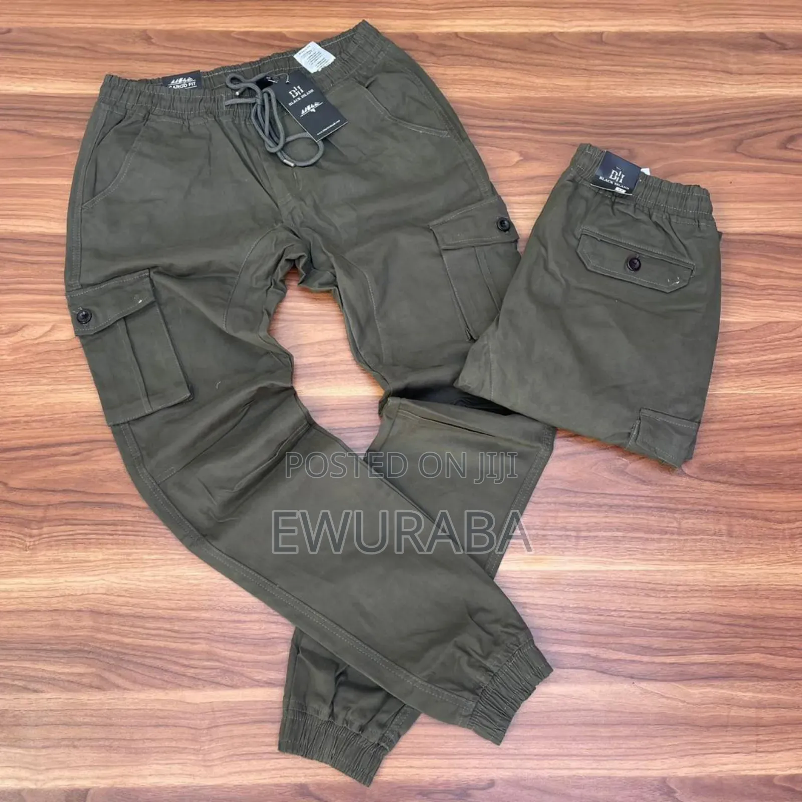 Thick Fabric Side Pocket Khaki