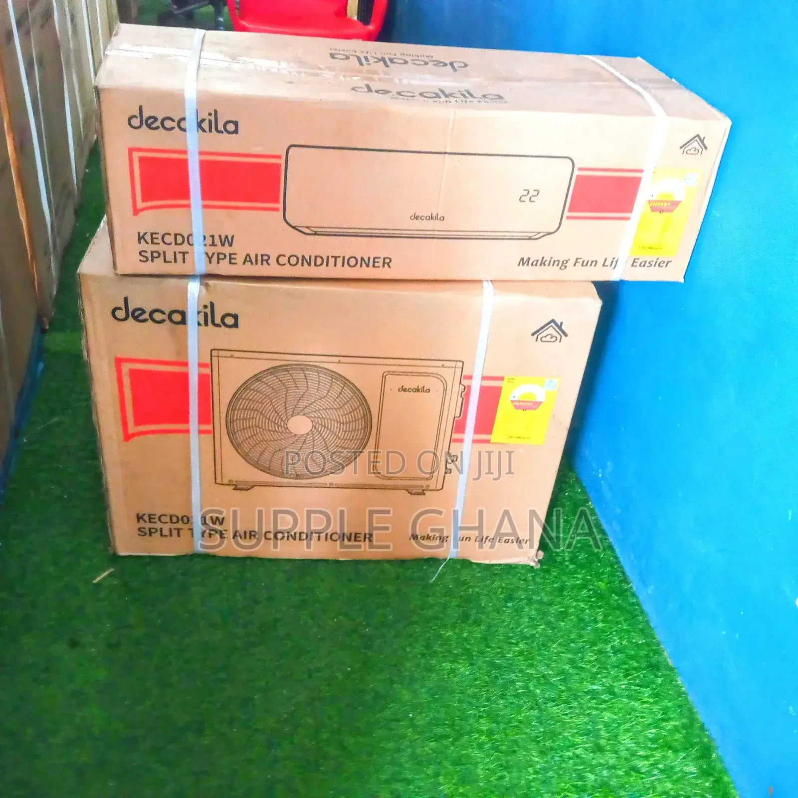 1.5hp Decakila Air Conditioner Indoor Unit and Outdoor Unit
