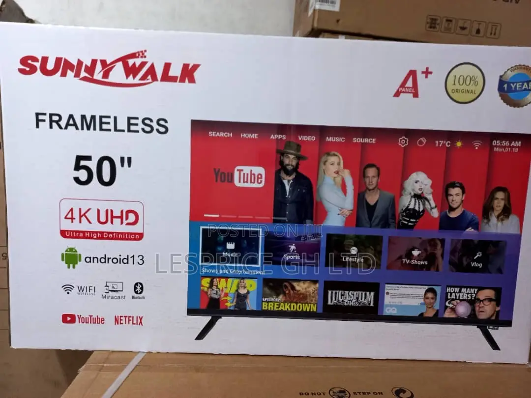 Frameless ~Sunny Walk 50” Android FHD Tv